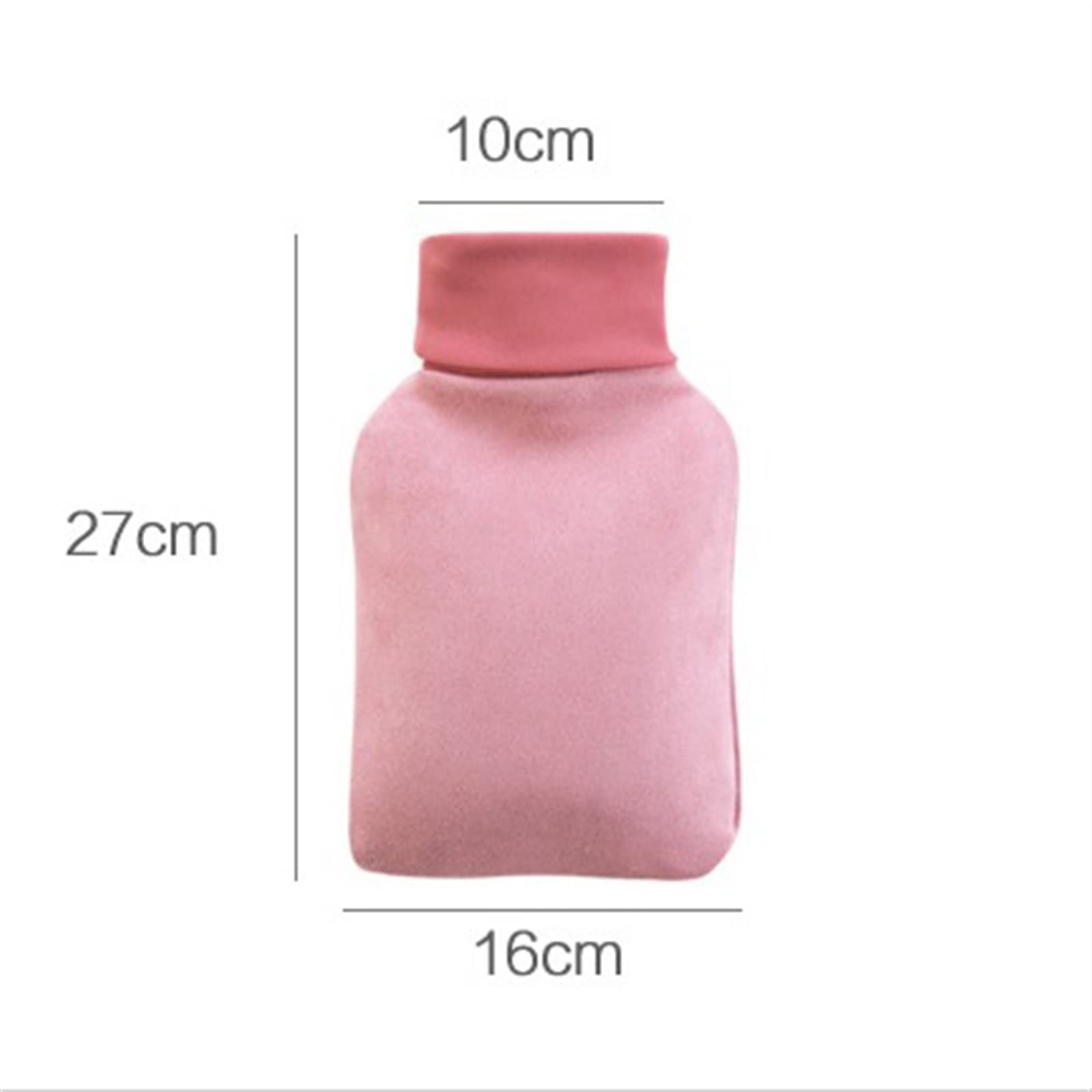 Napełnianie termoforów Torba na gorącą wodę Ciepły podgrzewacz do rąk ze skarbem wody,Worek na gorącą wodę(Pink)