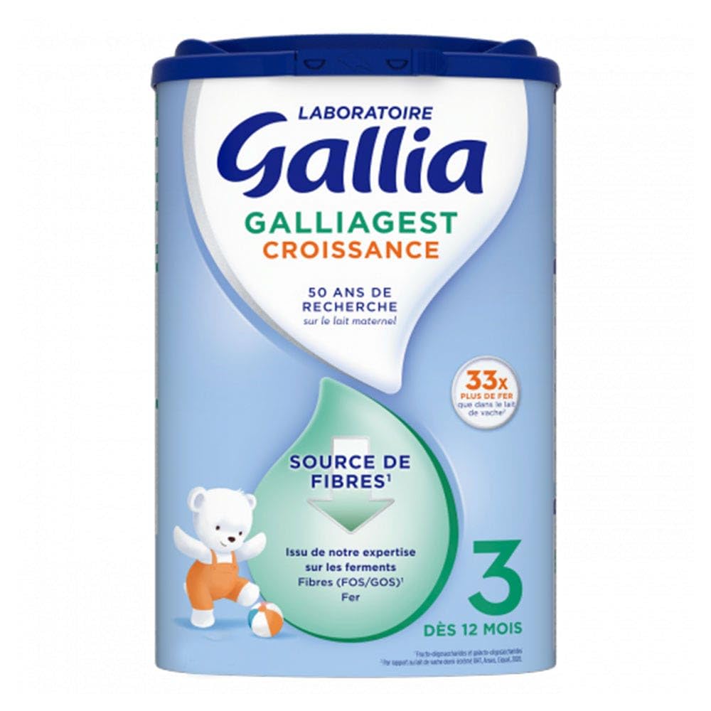 Gallia galliagest croissance lait 3ème âge 800g