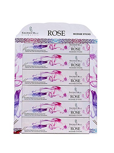 GJ BOON Sacred BLU Aromatics - Varillas de Incienso (Hechas a Mano), diseño de Rosas