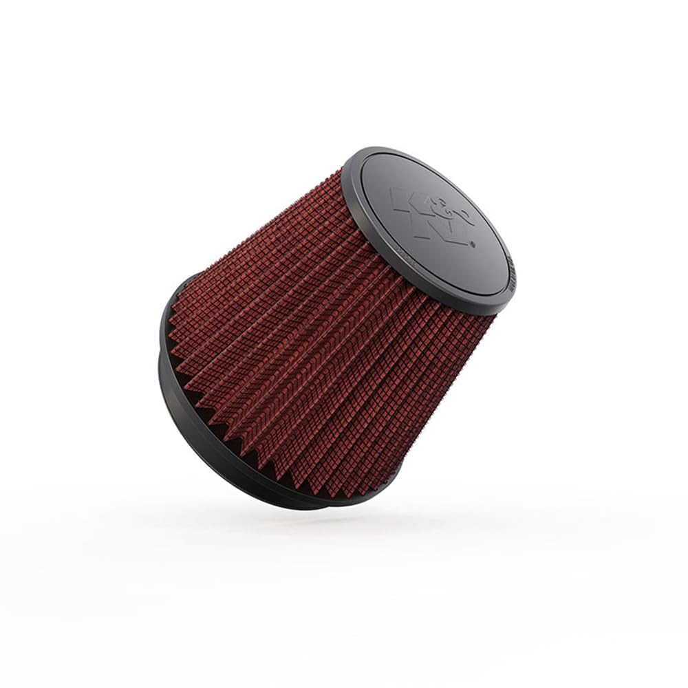 K&N Universal Clamp-On Air Filter: High Performance, Premium, Washable, Replacement Engine Filter: Flange Diameter: 6 In, Filter Height: 6.5 In, Flange Length: 1 In, Shape: Round Tapered, Rf-1042