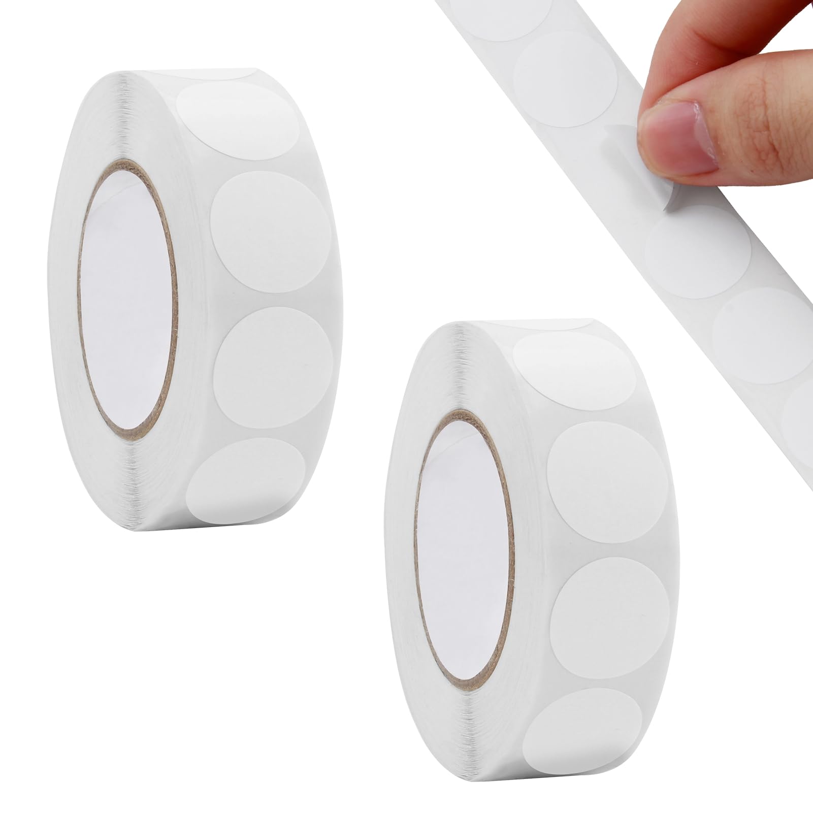 Round Stickers White