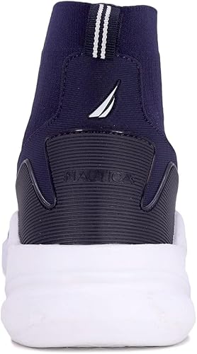 Miniatura 3 de Nautica Tenis altos para hombre con soporte extra en el tobillo (sin cordones y con cordones)