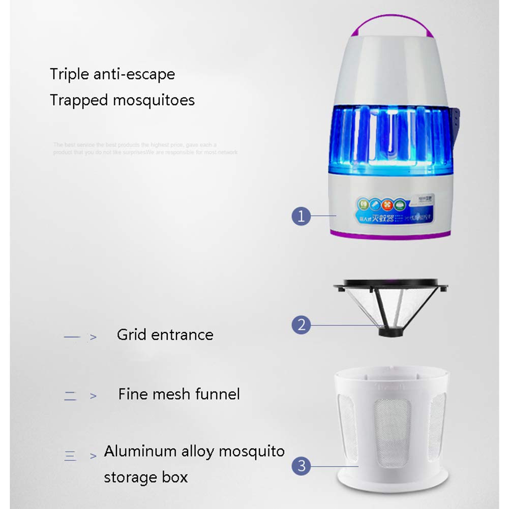 XRX Choque Eléctrico del Enchufe del Asesino del Mosquito del Hogar Repelente Automático del Mosquito del Bebé De La Descarga Eléctrica White