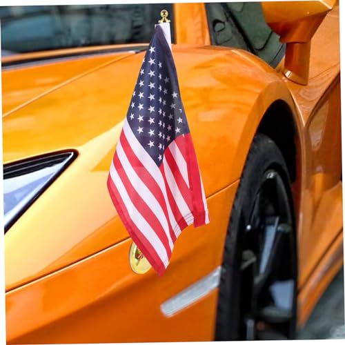 1 Conjunto mastro de bandeira para montagem em carro suporte de mastro bandeiras mastro de bandeira