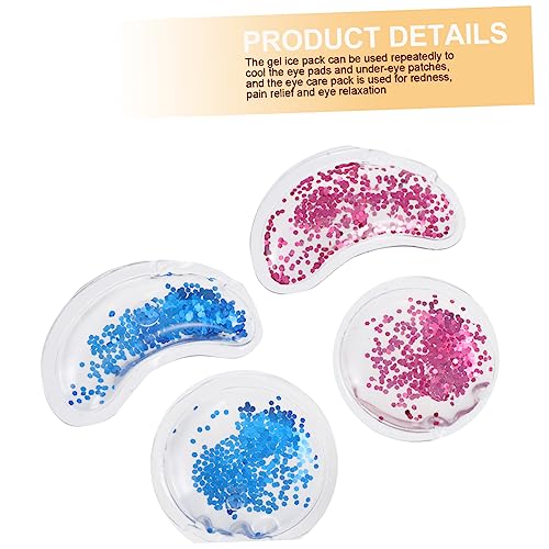 FRCOLOR 12 Peças Almofadas De Gelo Em Gel Sob Os Olhos Almofadas De Gel Adesivos Para Os Olhos Quent