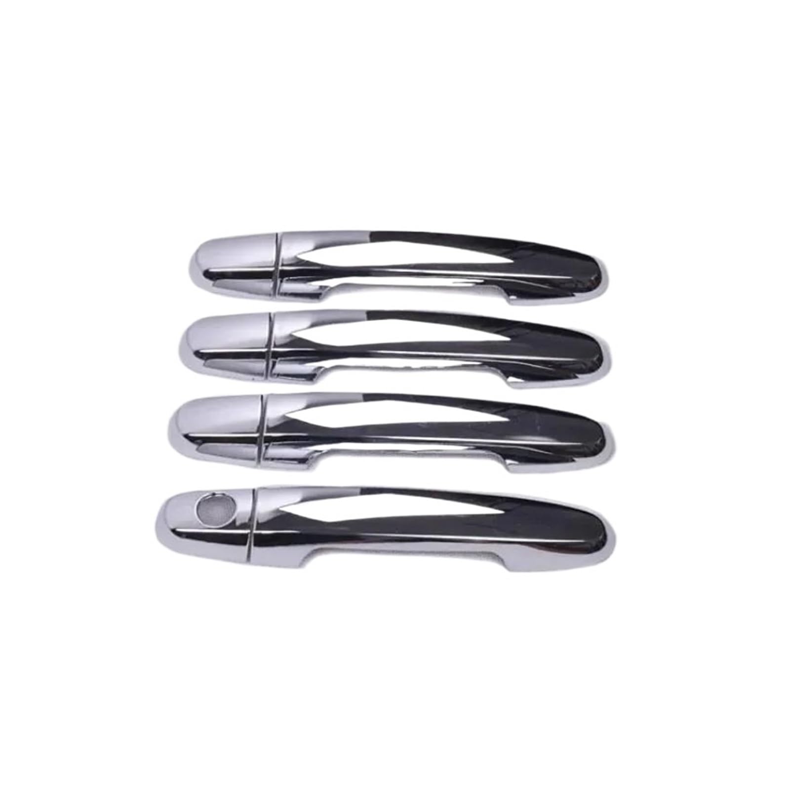 MTVTFECEWG for Toyota for Yaris for Vitz XP90 2006 2007 2008 2009 2010 2011 Car Door Handle Cover Trim (Slilver 1 Keyhole)