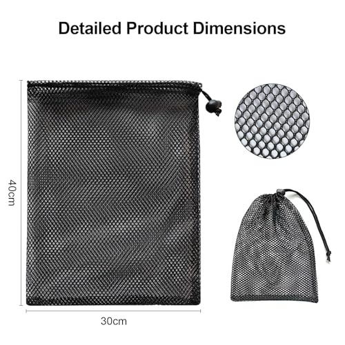 Editbar Pack of 2 Pump Filter Net Bags, Pond Pump Filter Bags, Filter Bags Aquarium - Image 2