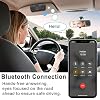 Skybess Bluetooth Car Speaker for Cellphone, Portable Bluetooth 5.3 Handsfree Speakerphone Wireless Music Player Car Kit with Visor Clip, Supports Siri & Google Assistant | TF Card Play