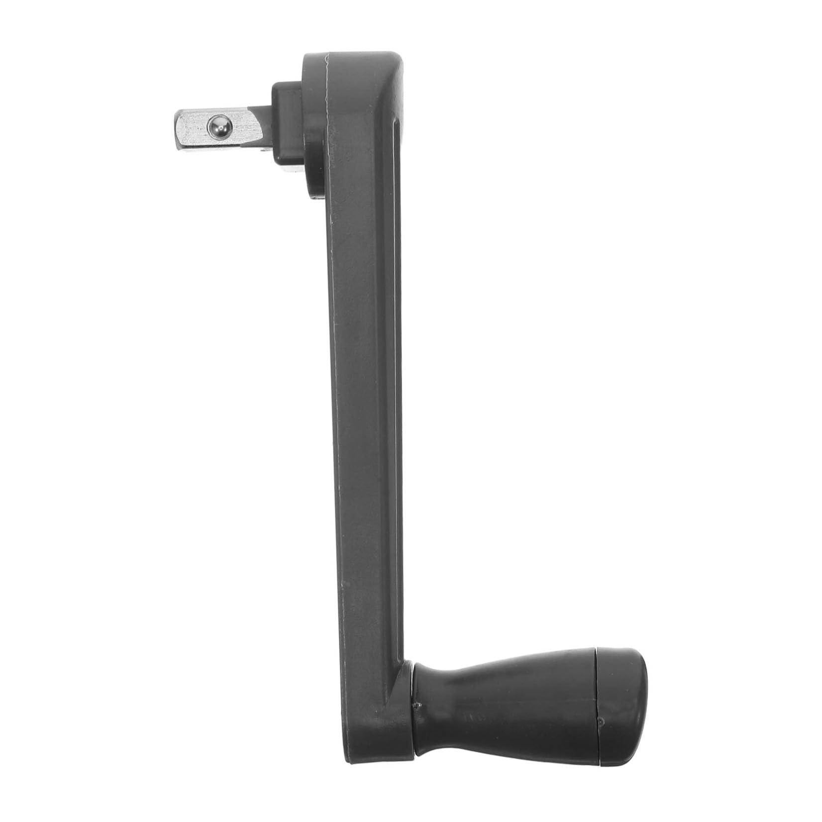 Mango manual ajustable para sombrilla de jardín, accesorio de repuesto resistente en gris. 8