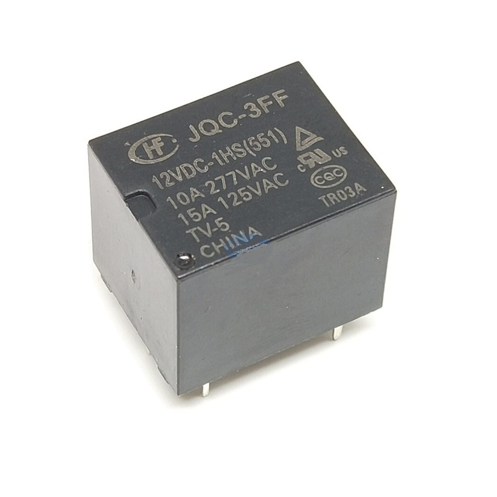 AERBNYEQP 5PCS Relays HF-JQC-3FF-005 009 012 024-1HS 024-1ZS