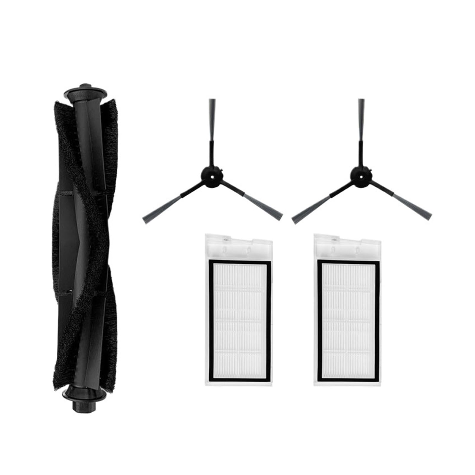 SteFik Robot Vacuum Parts Assortment.Compatible for Roidmi Eve Plus Robot Vacuum Cleaner Accessories Dust Bags Filter Mop Cloth Main Side Brush Spare Parts for Home (Color : As shown03)