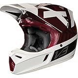  FOX V3 PREEST Motocross Helm 2018 - bordeaux weiss