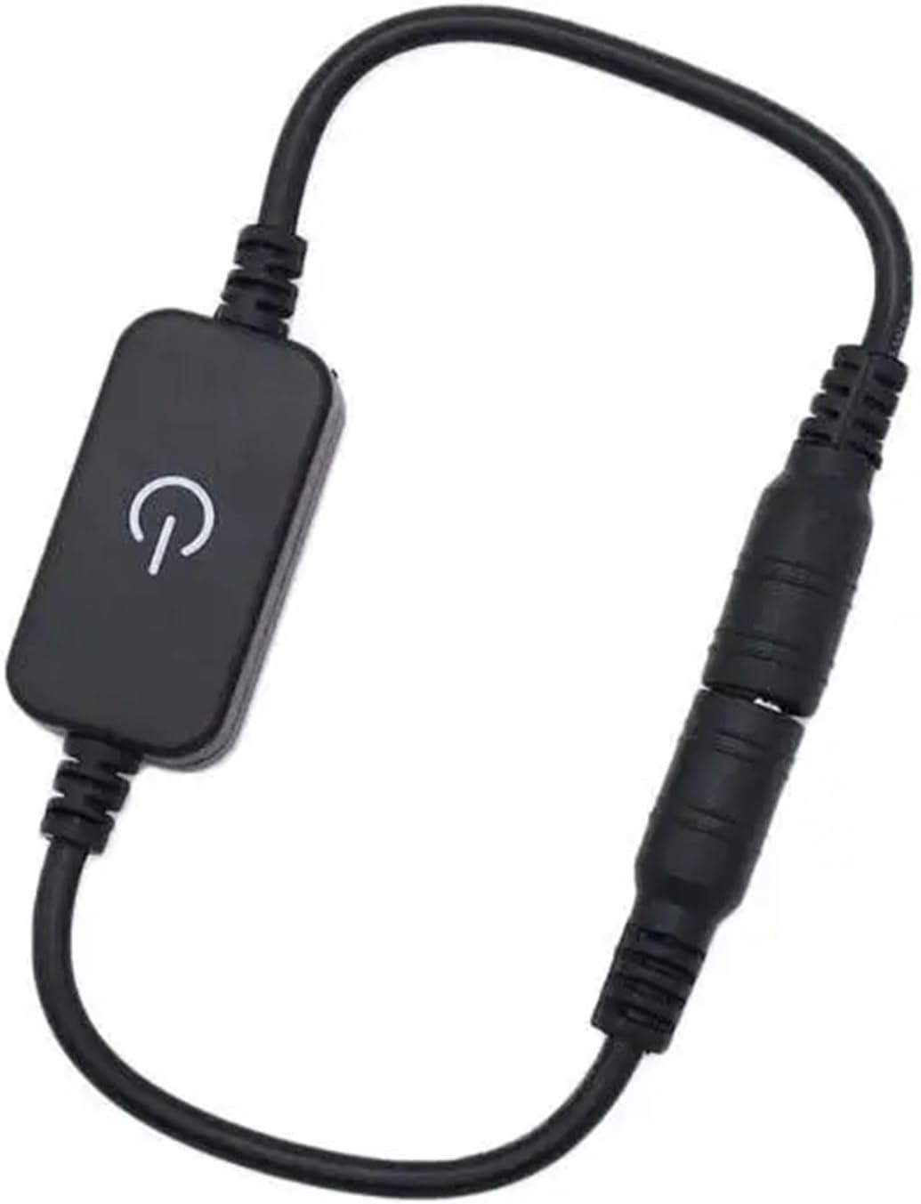 LED light strip touch dimmer brightness control LED dimmer switch 1 key dimmer 12V-24V light switch adjustment 3528 5050 5630 light strip(Black)