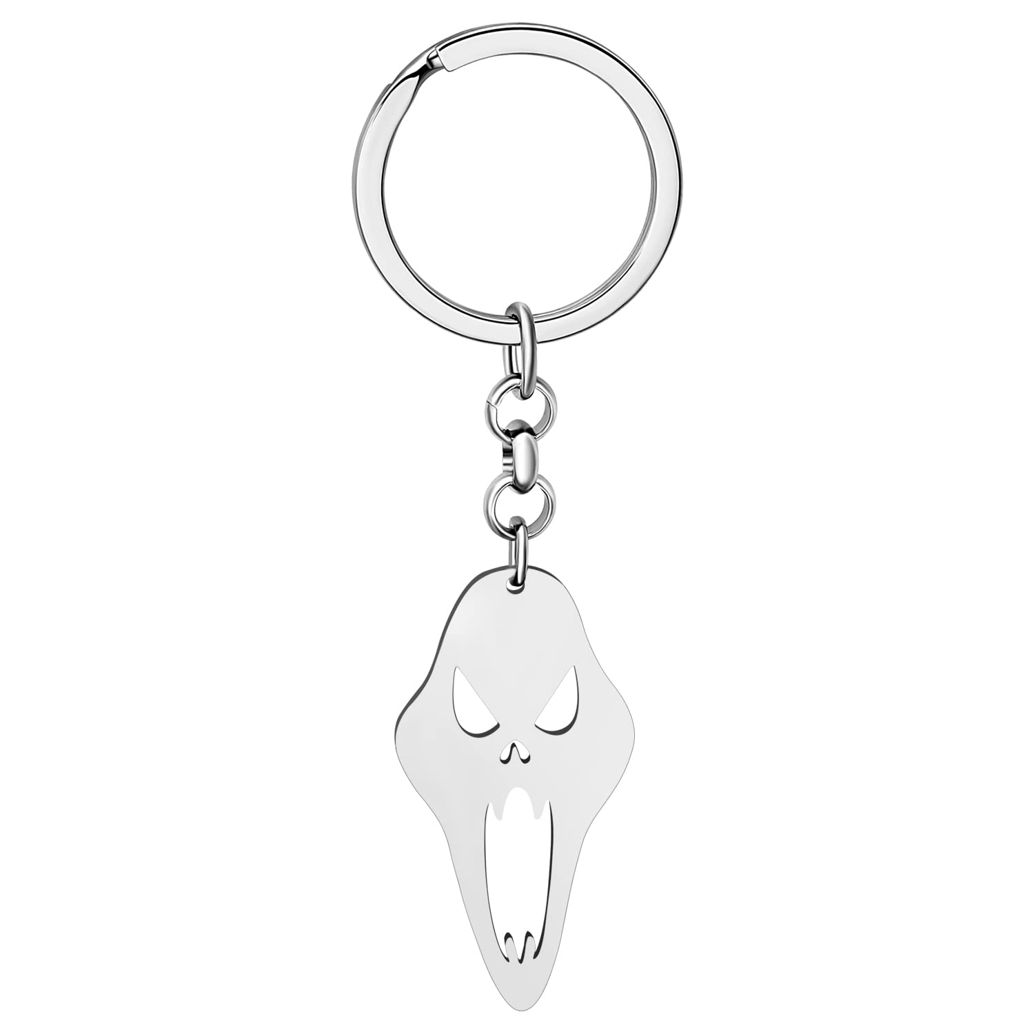 WEVENI Novelty Halloween Grim Reaper Keychain Skull Key Ring Car Bag Wallet Accessories Charms for Women Girls Skull Gifts