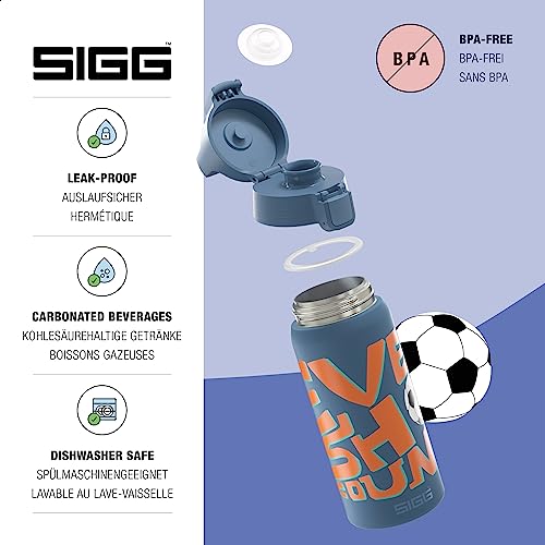 Sigg, Insulated Kids Water Bottle, Shield One Therm, Suitable For Carbonated Beverages, Leakproof, Dishwasher Safe, BPA Free - Image 3