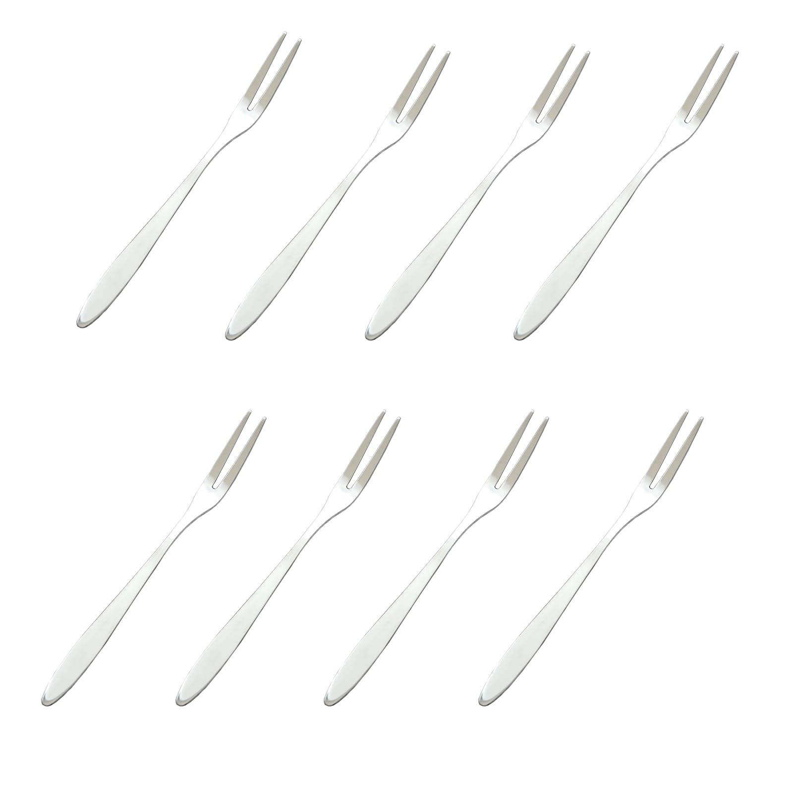 8 Pieces Pickle Forks, 5 Inches Handle Olive Fork, Stainless Steel Cocktail Forks, Pickle Grabber, Pickle Picker, 2 Prong Dessert Forks, Fruit Fork — Amazon image 7