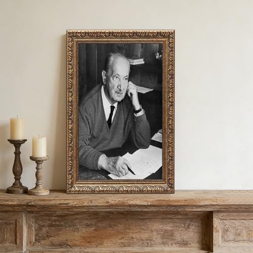 Impression sur toile Martin Heidegger avec cadre de qualité - 4