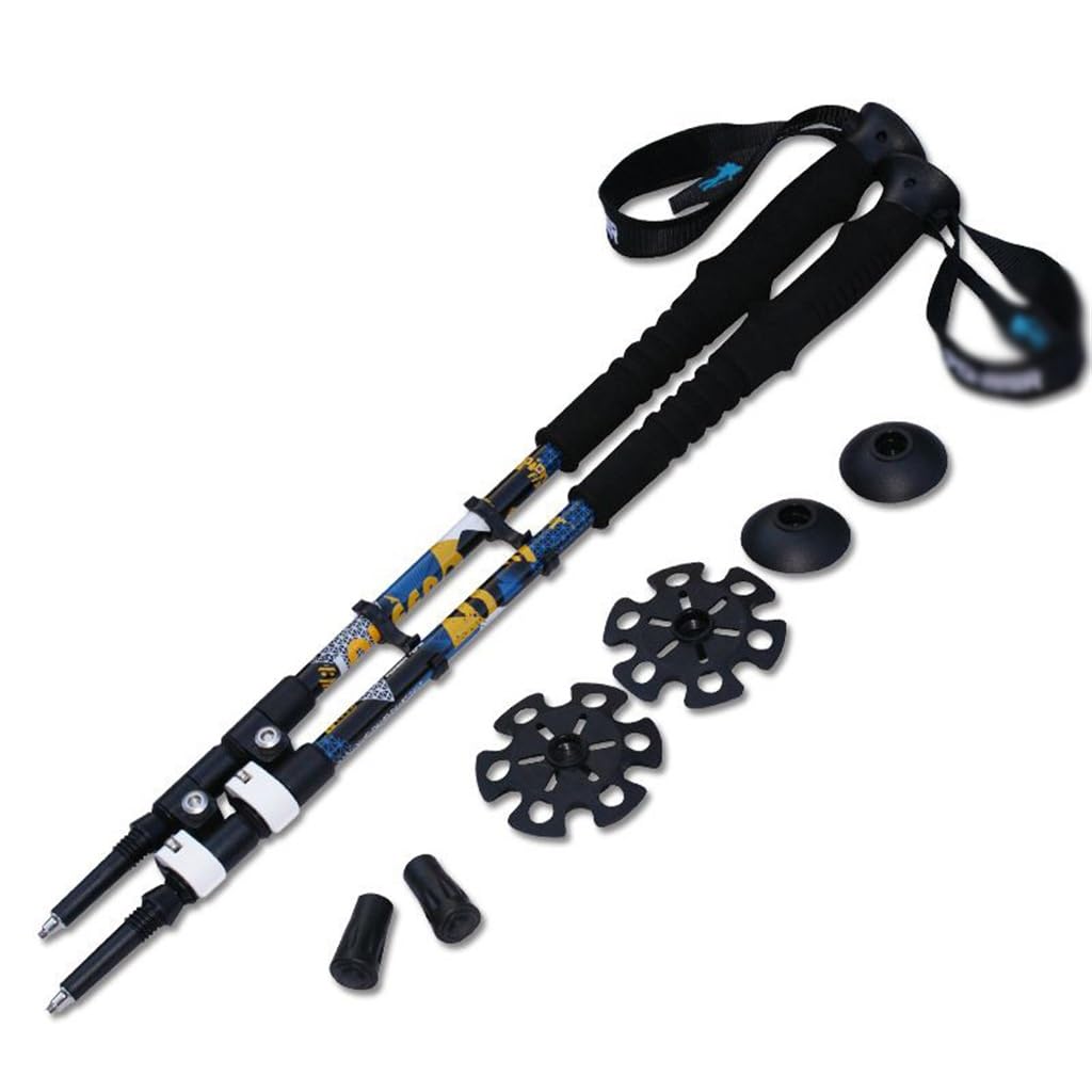 Alpenstock teleskopowe kije do nordic walkingu ze stopu aluminium, wędka strzelecka