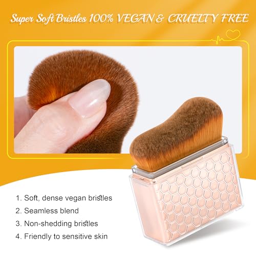 image for BABYSHEEP Sunscreen Applicator-Sunblock Brush for Face and Body, Sun L