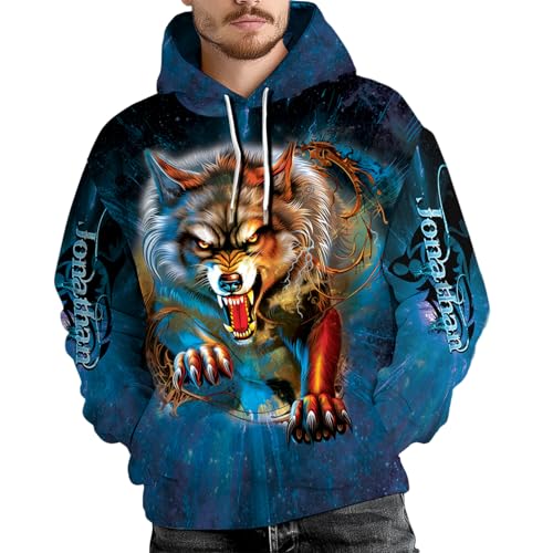 K　CHALLENGER/THUNDER WOLF HOODIE CHALLENGER Thunder Wolf Hoodie