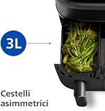 Philips Airfryer 3000 NA350/03 Doppio Cestello 9 L foto 3