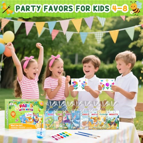 Image of ZMLM 24 Pack Nature Coloring Books - Birthday Party Favors for Kids 4-8