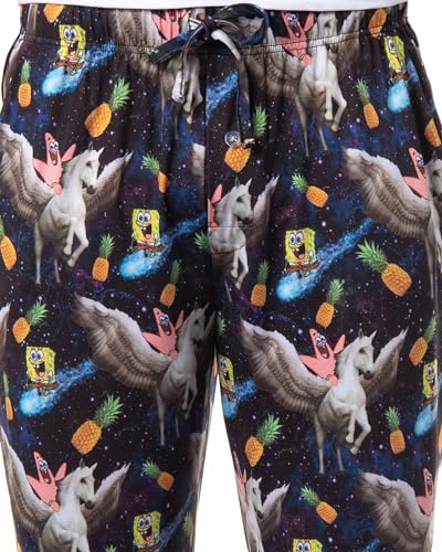 Spongebob Squarepants Mens' Patrick Star Galaxy Tossed Sleep Pajama Pants3