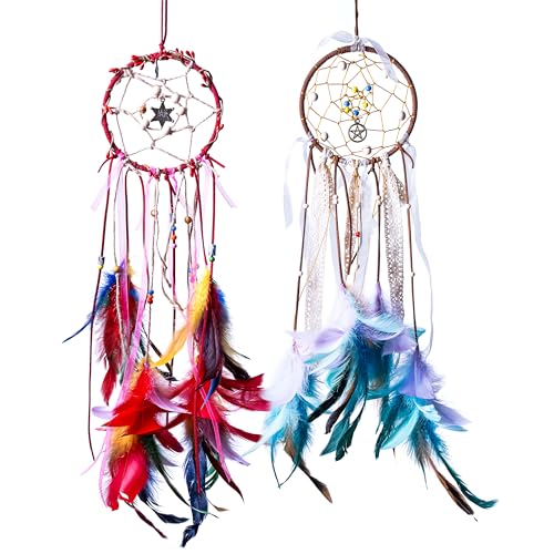 NoctisCorvus DIY Dream Catcher Kit (2 Pack): Make Your Dreamcatcher for Kids & Adults Unleash Your Creativity Create Two Unique Talismans Make Your Very own Dream Catcher