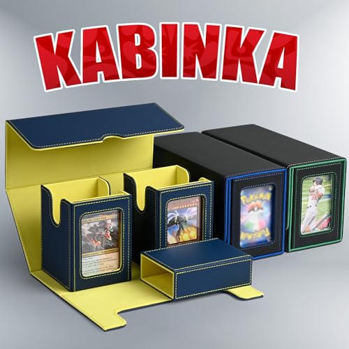 Kabinka Mtg Deck Box With 2 Commander Display Windows,Removable Card Storage Box With Dice Tray Holds 420+ Unsleeved Cards,Magnetic Card Deck Box For Tcg Ccg Edh thumb #6