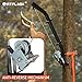Atflbox Tree Mounted Game Hoist for Hunting with Winch and Ratchet Strap, 500LBS Capacity Hunting Deer Hanger, 26FT Steel Cable Heavy Duty Deer Hoist for Skinning, Hanging Deer Feeder Hoist