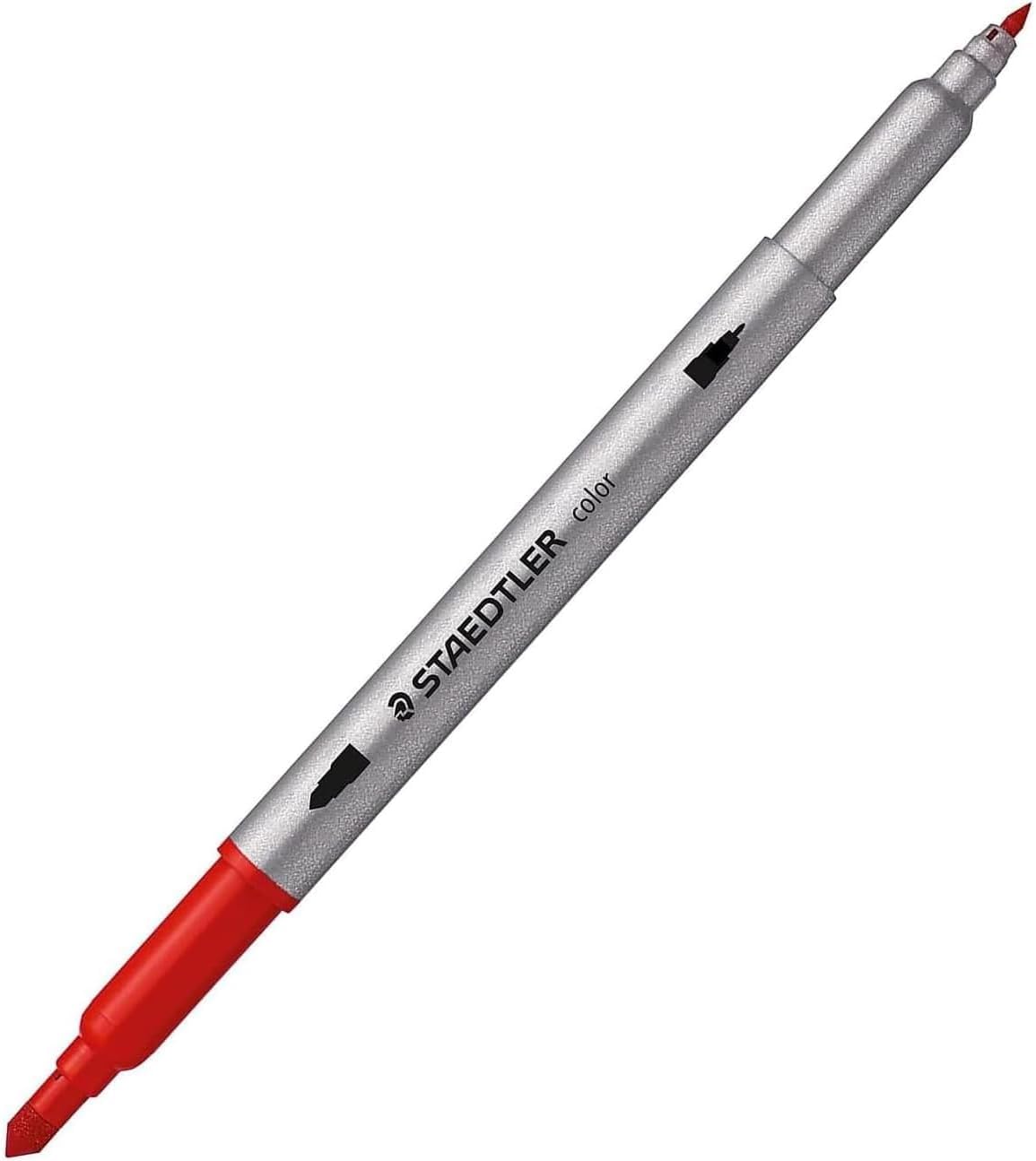 STAEDTLER 3200 Caja de Rotuladores Punta Fina y Doble Punta, 100 Unidades – Marcadores para Adultos y Niños, Grosor de Línea 3,0 mm, 0,5-0,8 mm - 3200 C100P