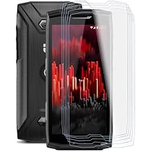 for Crosscall Core X5 Screen Protector Tempered Galss, KJYF [5 Pack] High Clear [9H Hardness] [Bubble Free] Screen Tempered Glass Protective Film for Crosscall Core X5 5.45 Inch.