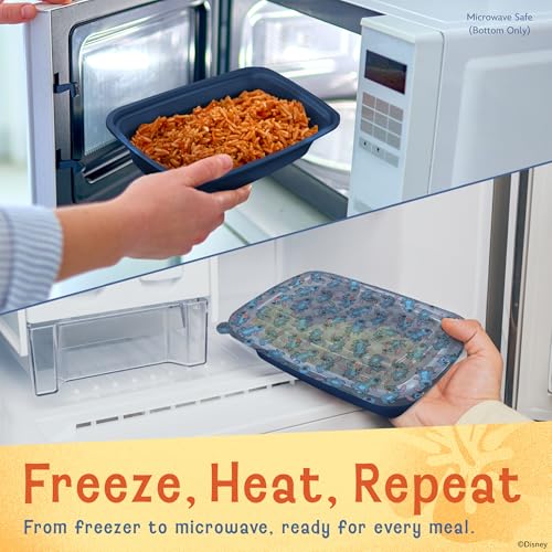 Image of Disney Stitch Meal Prep Containers, 20-Piece 33.8oz, Freezer Safe