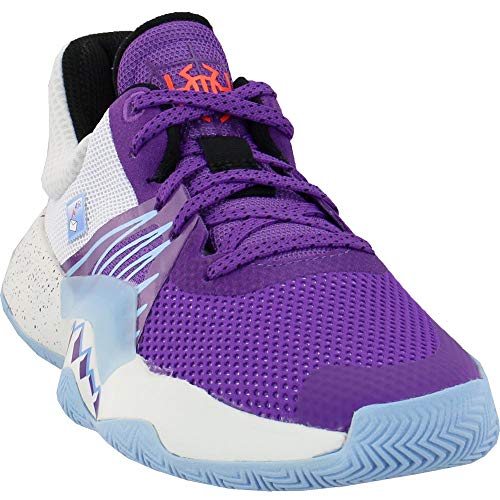 adidas Kids Girls D.O.N. Issue #1 Basketball Sneakers Shoes Casual - Purple - Size 5.5 M