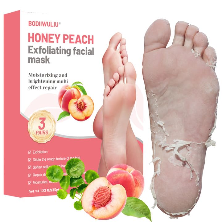 3 Paia di maschera idratante per i piedi,cura dei piedi per i piedi secchi e screpolati,Di Calzini Idratanti per Piedi Lisci e Morbidi, cura idratante maschera per i piedi Uomini e Donne