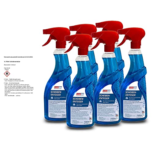EUROLUB 6 botellas de descongelante para parabrisas, 750 ml, 813750 Cover