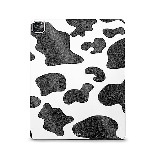 Image of MightySkins Carbon Fiber Skin Compatible with Apple iPad Pro 12.9 inch M2 6th Gen (2022) Full Wrap Kit - Cow Print | Protective, Durable Textured Carbon Fiber Finish | Easy to Apply | Made in The USA