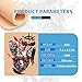 CINRA Practice Skin with Transfer Paper, 30PCS Tattoo Fake Skin and Tattoo Tracing Paper Kit Including 10PCS Double Sided Skin and 20PCS Tattoo Stencil Paper for Tattoo Practice Tattoo Supplies