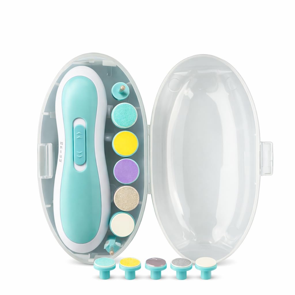 Baby Nail Trimmer New Born with Lights | Electric Baby Nail Cutter 0-6 Months with Multiple Filer Heads Adjustment | New Born Baby Products-image-22