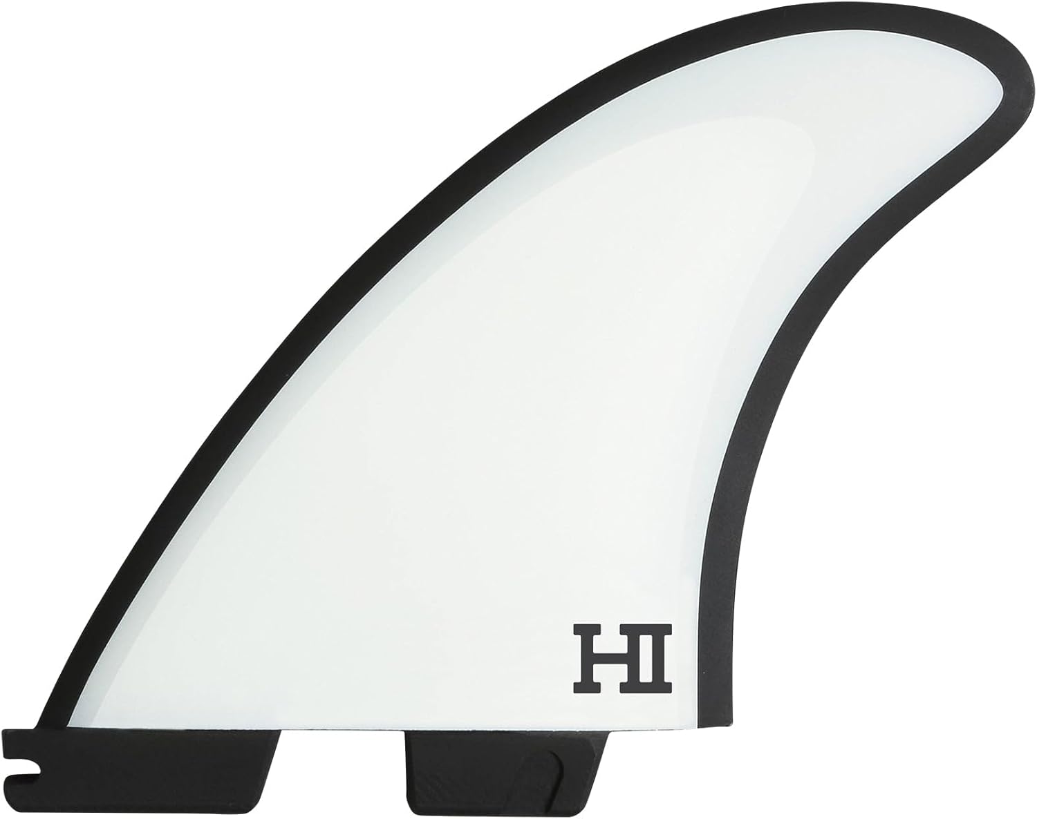 FCS II Harley Mid Tri-Quad PC Large Black/White Fins