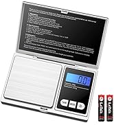 Craicr Digital Pocket Scale, 200g Precision Mini Jewelry Scale, Portable Digital Scales with LCD ...