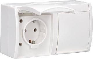 Busch-Jaeger 20/2 EW-54 SCHUKO® Steckdose 2-fach (Thermoplast) Alpinweiß ocean® (IP 44) 2CKA002084A0711