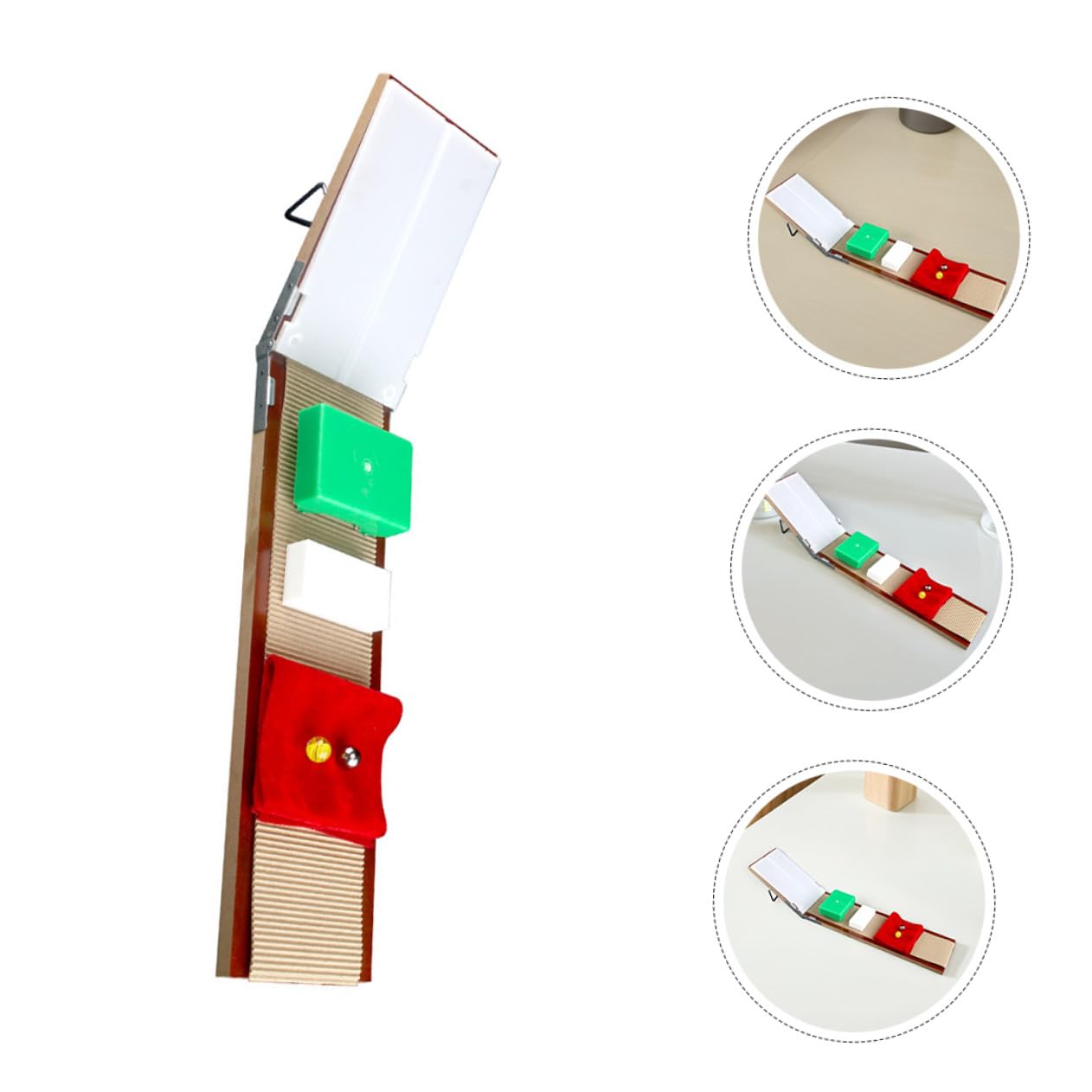 IMIKEYA Kit per Esperimenti di Fisica Materiali in Plastica, Dispositivo Educativo Facile da Usare per Studenti, per Uso in Aula a Casa