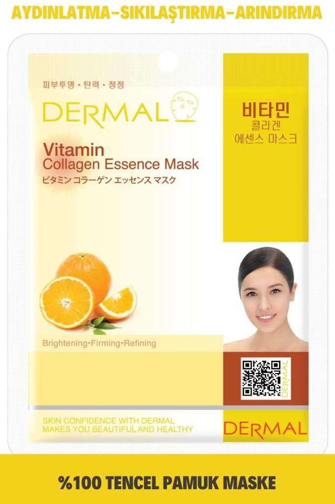 DERMAL Aydınlatıcı, Sıkılaştırıcı, Arındırıcı Vitamin Özlü Kolajen Maske 23gr
