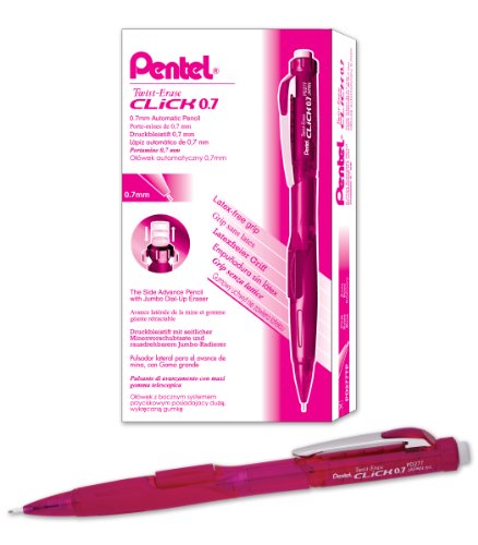 Pentel Twist-erase Cliquez crayon mécanique 0.7 mm contre les mines cassées