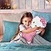 Hello Kitty Snuggle Pillow | Hello Kitty Home Goods | Hello Kitty Pillow Plush | Hello Kitty Pillow Cover Included | Pink/White | 15