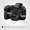 Panasonic Lumix S5D, Corpo Macchina Mirrorless Full Frame, con Obiettivo S-R1840E 18-40 mm S 24,2MP, Registrazione 4K 60P, Live View Finder, Monitor ad Angolo Libero, Wi-Fi, Bluetooth, Nero