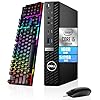 Dell OptiPlex 7090 Mini Desktop Computer, Intel Core i5-10500T up to 3.8Ghz, 16GB DDR4 RAM 512GB SSD, Keyboard & Mouse, 2 DisplayPort, Type-C, Windows 11 Pro (Renewed)