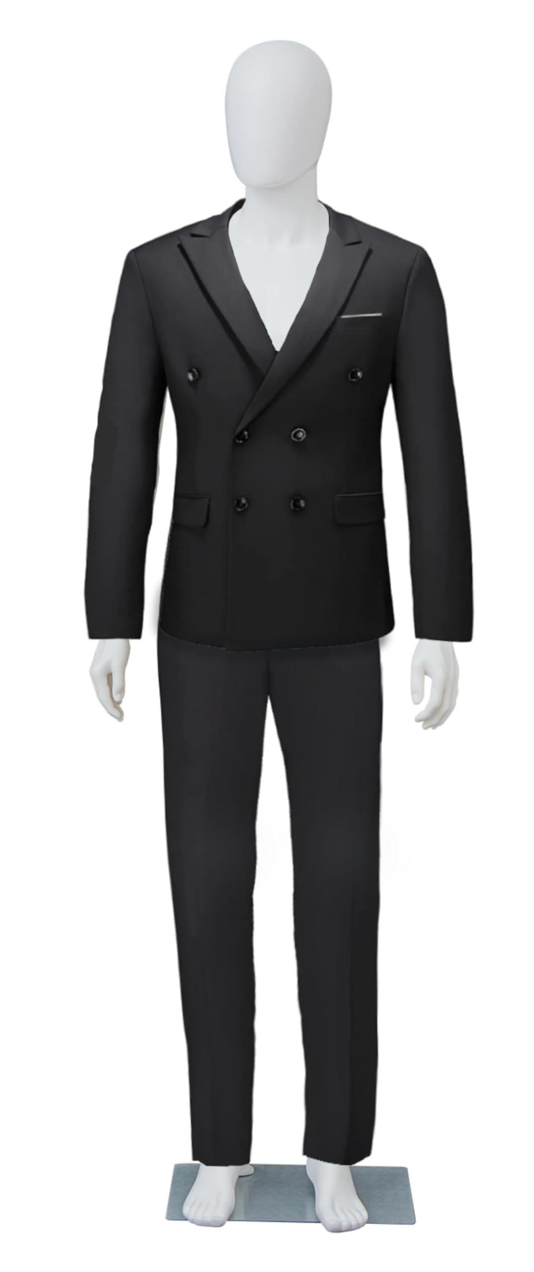 Male Mannequin Full Body Body, 73 Inches Adjustable Detachable Dress Model Stand Realistic Display Mannequin Head Metal Base for Retail Clothing Shops