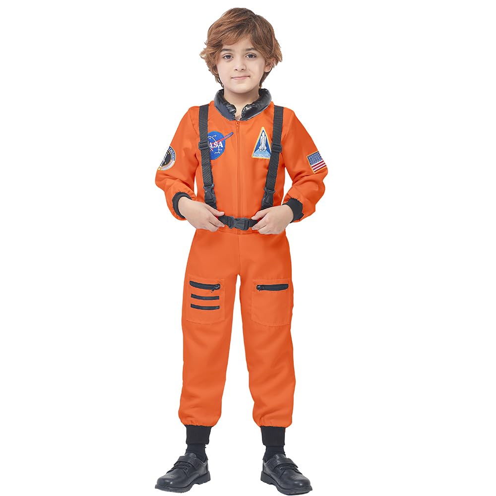 WOHOPARKI Kids Astronaut Costume Space suit for Halloween Boys Girls ...